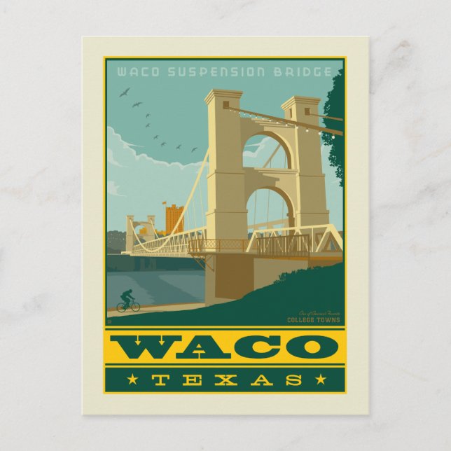 Postal Waco, Texas (Anverso)