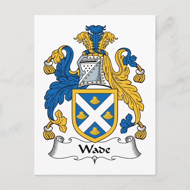 Postal Wade Family Crest (Anverso)