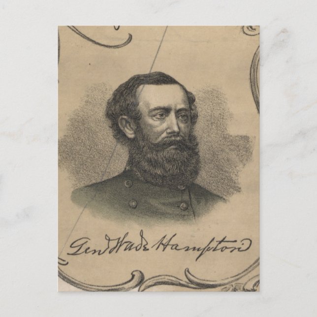 Postal Wade Hampton III (Anverso)