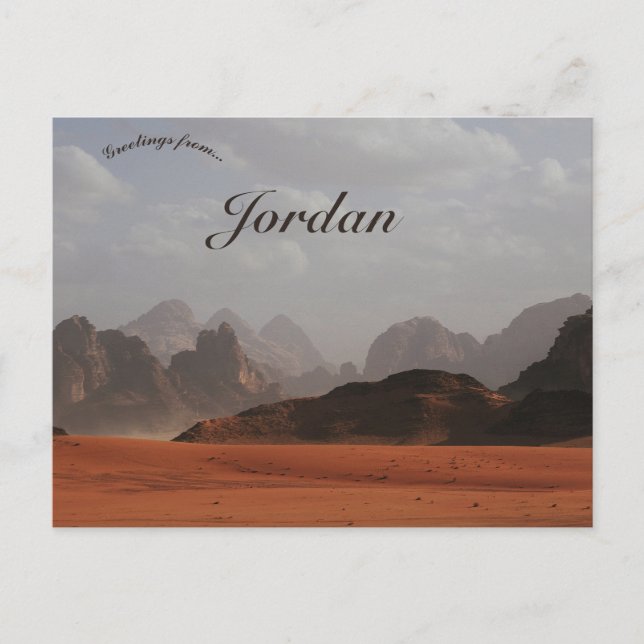 Postal Wadi Rum Aqaba Jordania (Anverso)