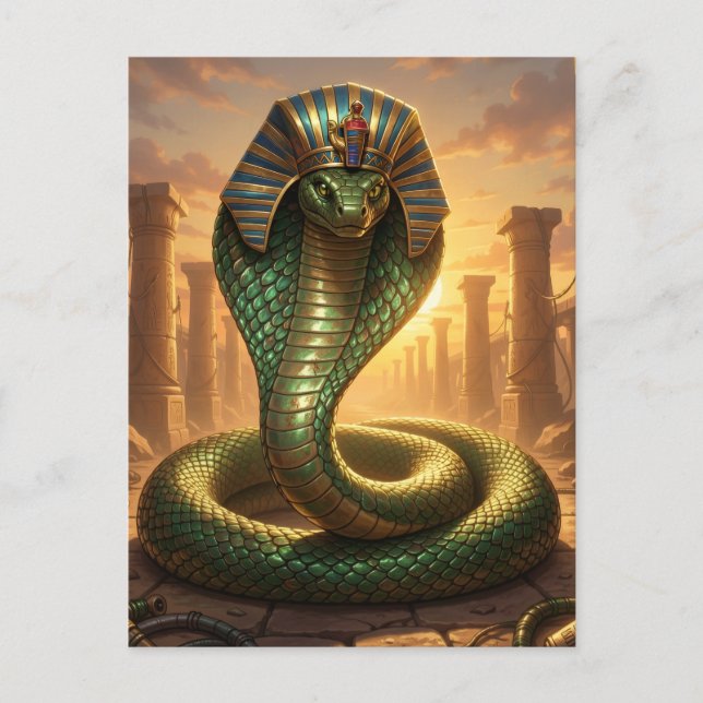 Postal Wadjet – Ägyptische Schlangengöttin´6 (Anverso)