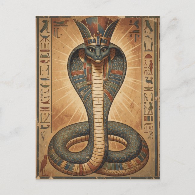 Postal Wadjet – Ägyptische Schlangengöttin´7 (Anverso)