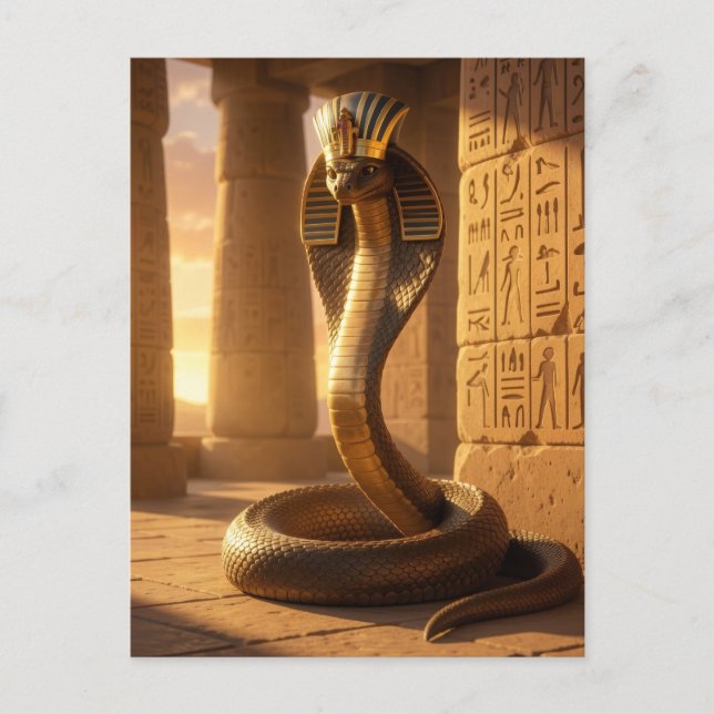 Postal Wadjet – Egyptian Cobra Goddess´6 (Anverso)
