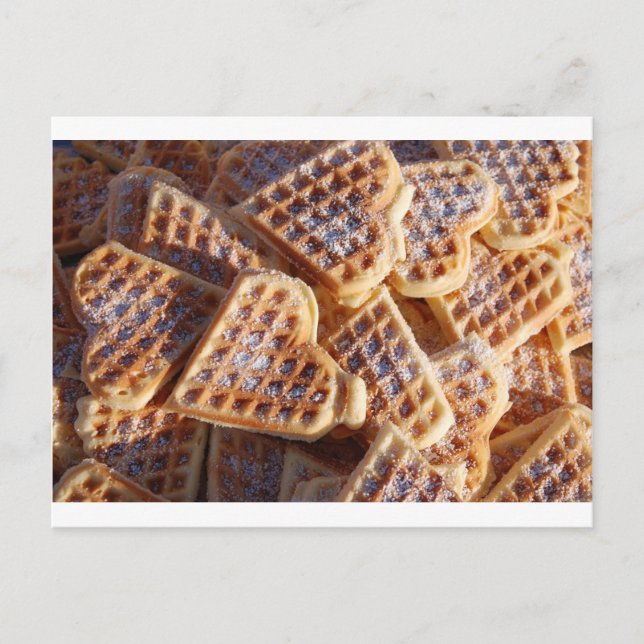 Postal Waffle Hearts (Anverso)