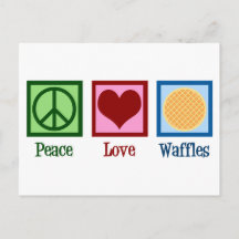 Waffles de amor por la paz