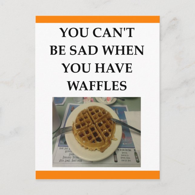 POSTAL WAFFLFLES (Anverso)