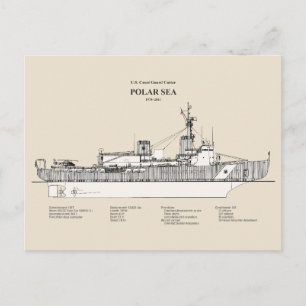 Postal Wagb-11 del Mar Polar de corte USCG - SBD