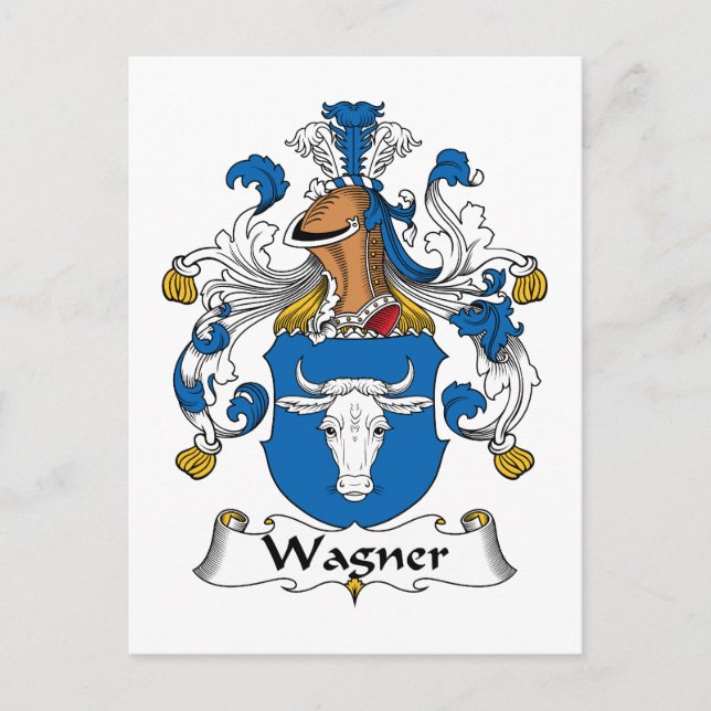 Postal Wagner Family Crest (Anverso)