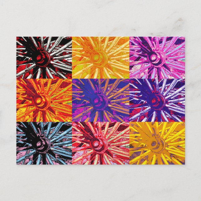 POSTAL WAGON WHEEL (Anverso)