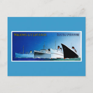 Postal Wagons-Lit // Cook Cruise Ships Vintage