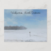 Wahpeton, la nieve de Dakota del Norte