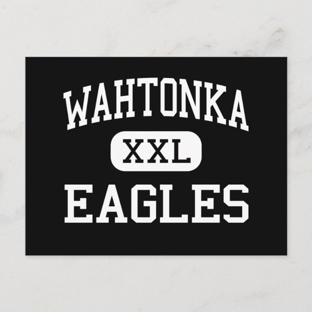 Postal Wahtonka - Águilas - Alto - Los Dalles Oregon (Anverso)
