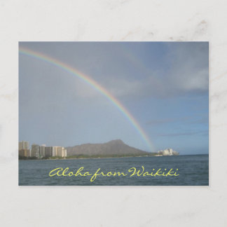 Postal Waikiki Beach, Hawaii