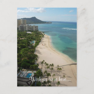 Postal Waikiki Paradise, Ojalá estuviéramos aquí...