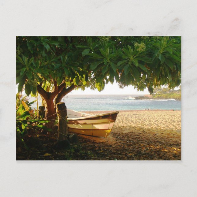 Postal Waimea Bay Summer Eve Foto de Daniela Power (Anverso)