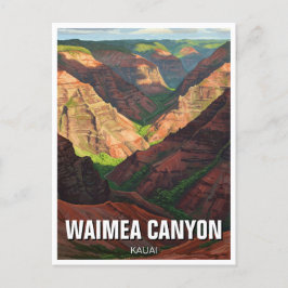 Postal Waimea Canyon Kauai Hawaii Travel