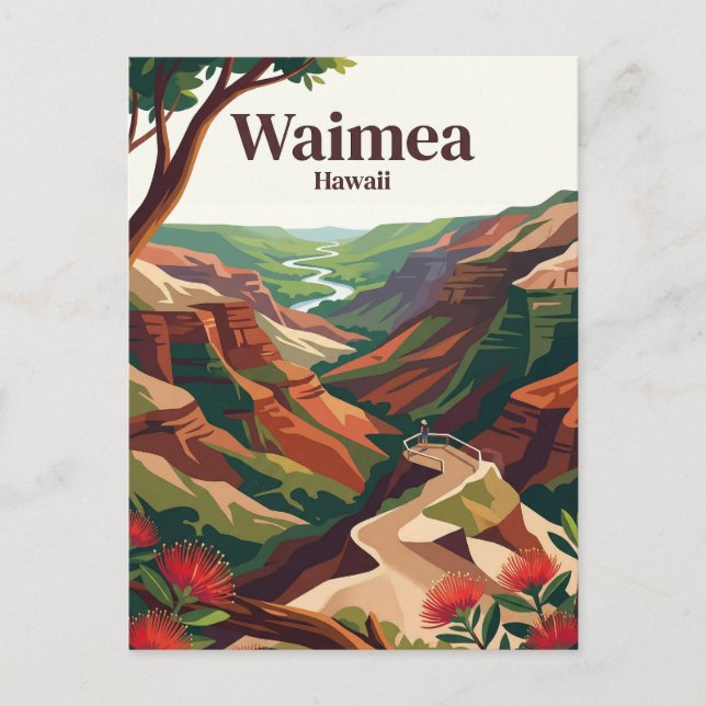 Postal Waimea EE. UU. (Anverso)