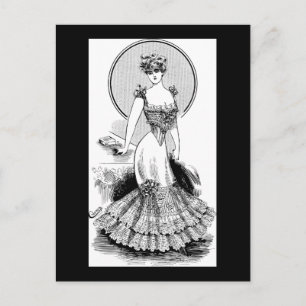 Postal Waistline de moda 1906