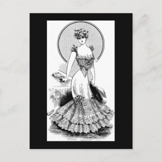 Postal Waistline de moda 1906