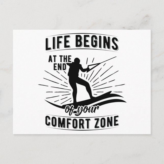 Postal Wakeboard | Regalos de Waterski Wakeboard Sea (Anverso)