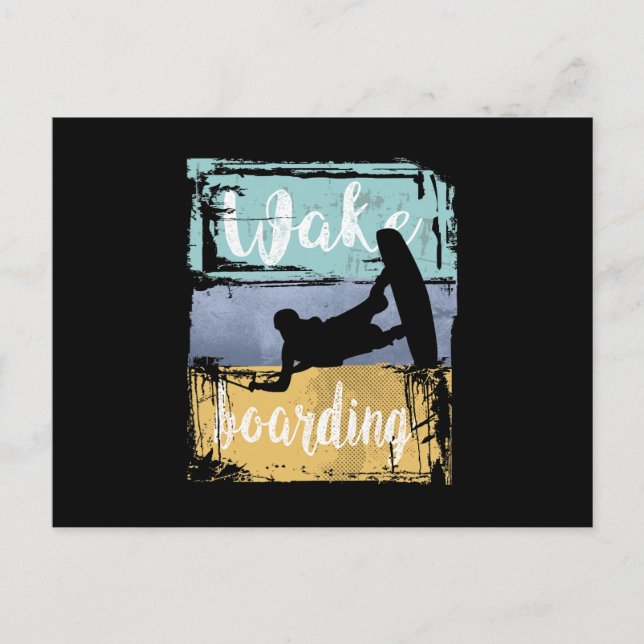 Postal Wakeboarding Retro Wakeboarder (Anverso)