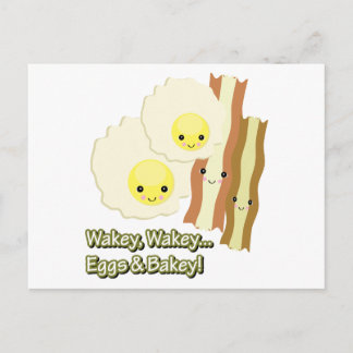 Postal wakey wakey huevos en bakey