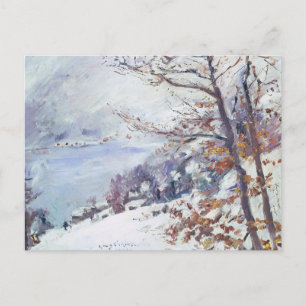 Postal Walchensee en invierno   Lovis Corinth