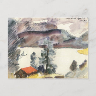 Postal Walchensee por Lovis Corinth