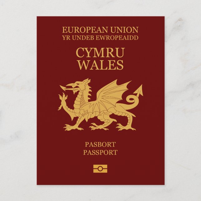 Postal Wales passport (Anverso)