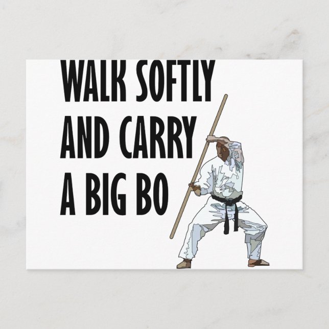 Postal Walk Softly Bo (Anverso)