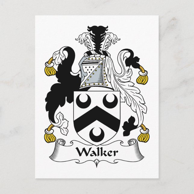 Postal Walker Family Crest (Anverso)