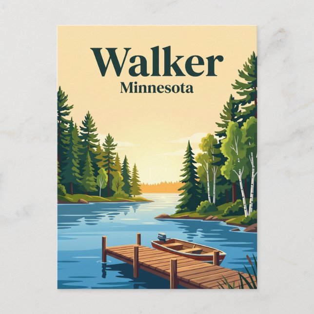 Postal Walker, Minnesota (Anverso)
