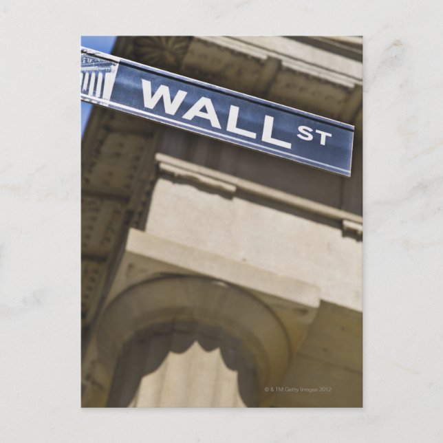 Postal Wall Street (Anverso)