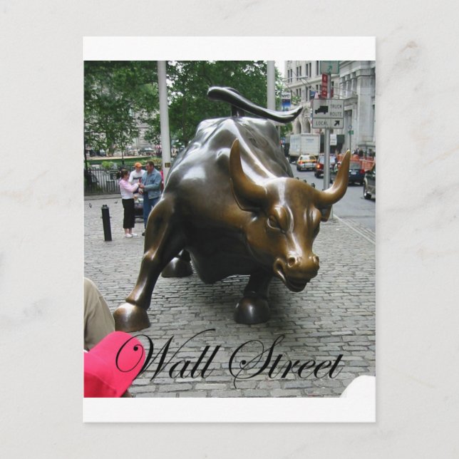 Postal Wall Street (Anverso)