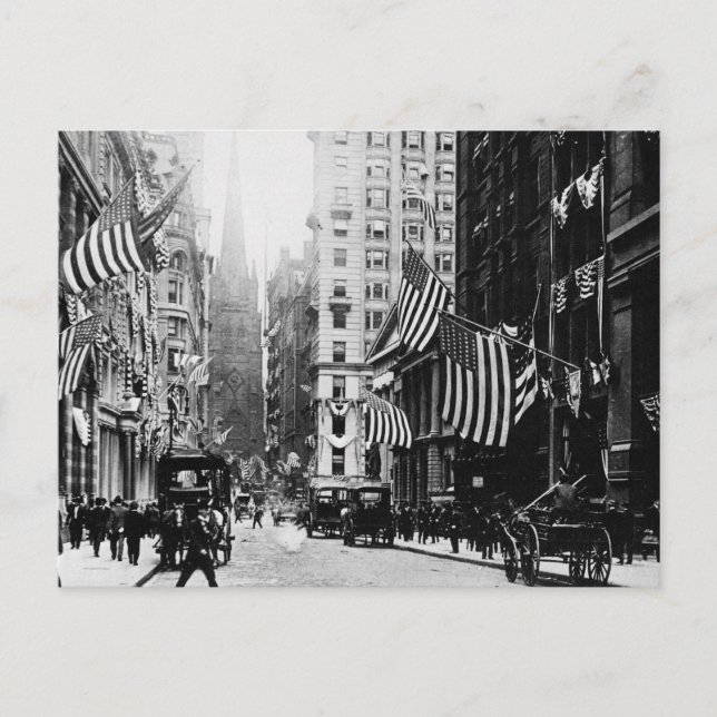Postal Wall Street 1900 (Anverso)