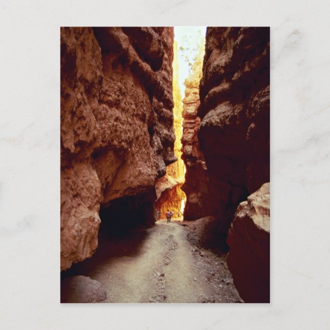 Postal Wall Street, Parque Nacional Bryce, formato roca U (Anverso)