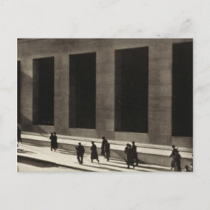 Postal Wall Street (por Paul Strand, 1915)