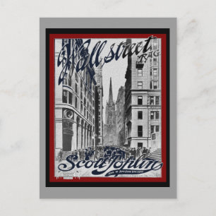 Postal Wall Street Scott Joplin