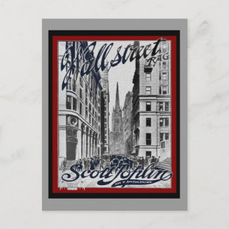 Postal Wall Street Scott Joplin