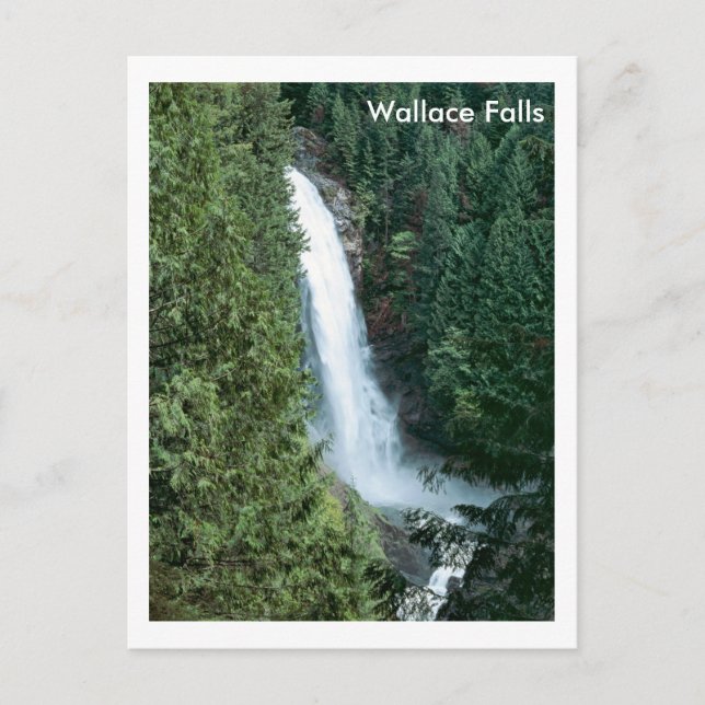 Postal Wallace Falls (Anverso)