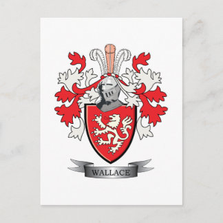 Postal Wallace Family Crest Coat of Arms