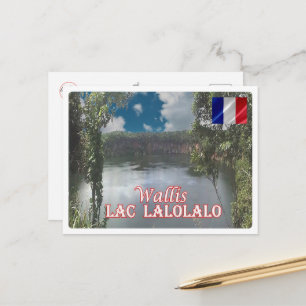 Postal Wallis - Lac Lalolalo - Wallis y Futuna -