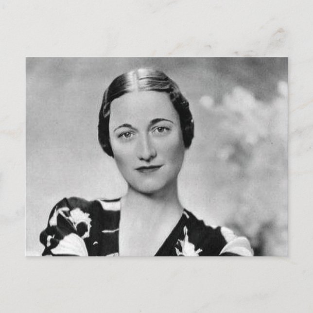 Postal Wallis Simpson (Anverso)