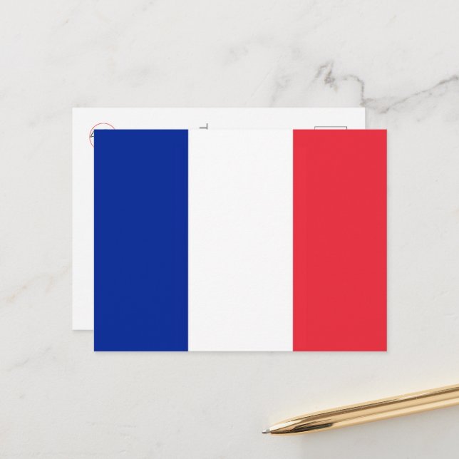 Postal Wallis y Futuna - Bandera - (Anverso/Reverso In Situ)