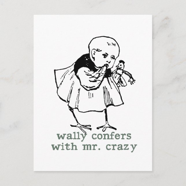 Postal Wally y Crazy Postcard (Anverso)