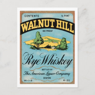 Postal Walnut Hill Rye Whiskey