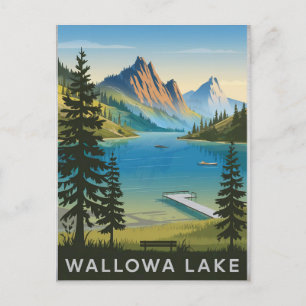 Postal Walowa Lake Vintage