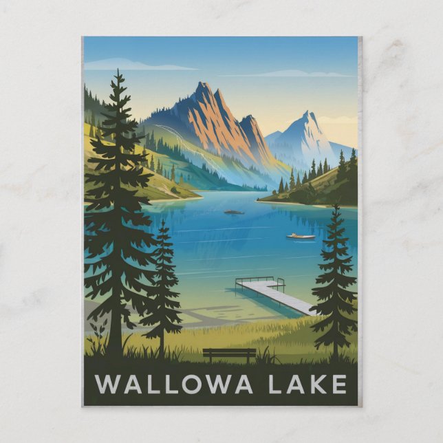 Postal Walowa Lake Vintage (Anverso)