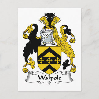 Postal Walpole Family Crest