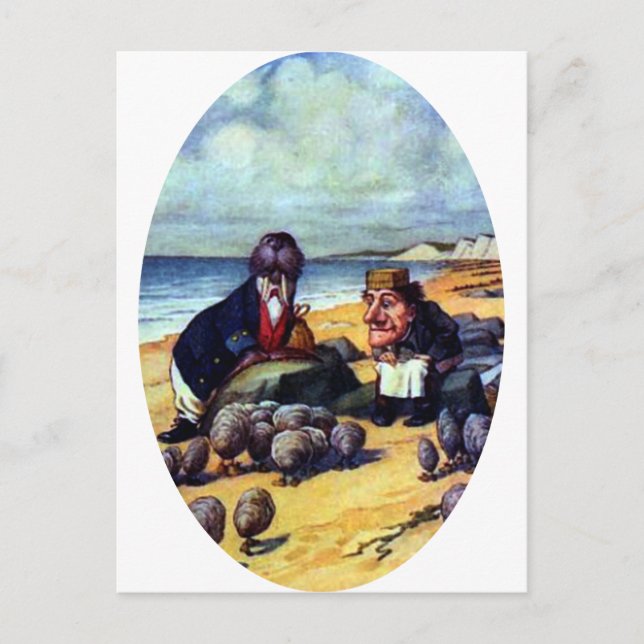 Postal Walrus y el carpintero (Anverso)